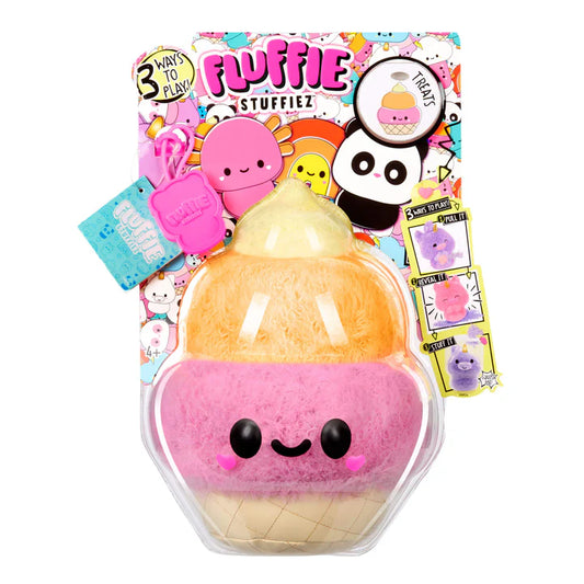 Fluffie Stuffiez Double Scoop Ice Cream Small Collectible Feature Plush