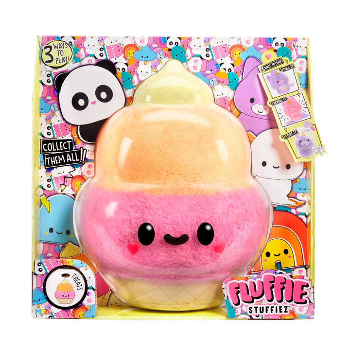 Fluffie Stuffiez Ice Cream Large Collectible Feature Plush 11"