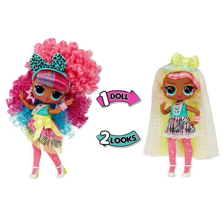 LOL Surprise Tweens Surprise Swap Curls-2-Crimps Cora Fashion Doll with 20+ Surprises