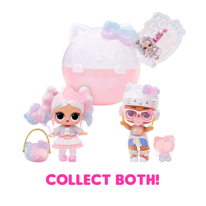 LOL Surprise Loves Hello Kitty Tots - Crystal Cutie - with 7 Surprises, Hello Kitty 50th Anniversary Theme